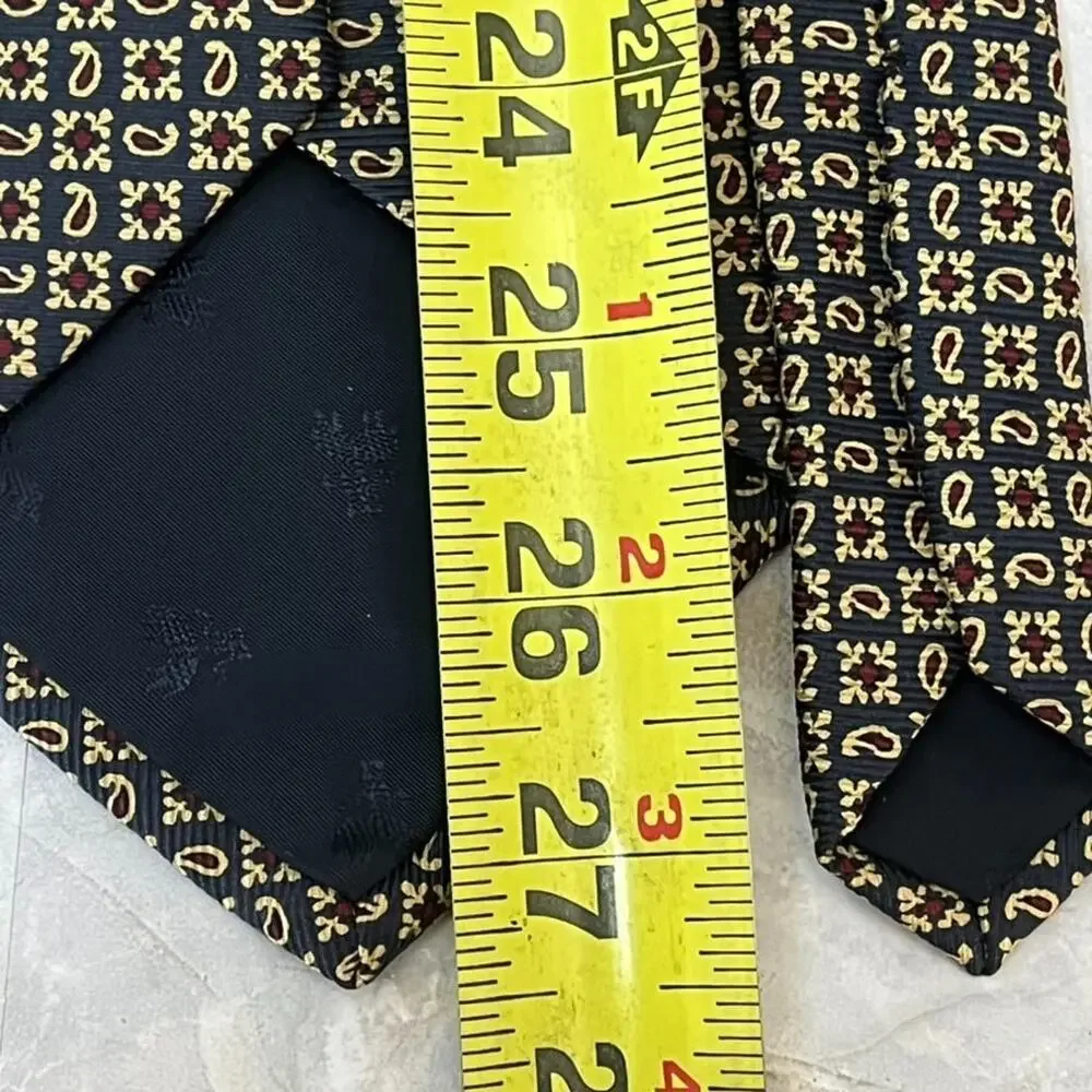 Brooks Brothers Makers Mens' All Silk Necktie Paisley Geometric